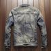 Trendy Streetwear American Tough Guy Vintage Fashion Denim Men's Cycling Motorcycle Suit Workwear Jacket_mkmklike.com