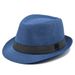 Unisex Fashion top hat cotton linen solid color jazz hat men's gentleman's hat women women all casual shade_mkmklike.com