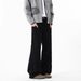 Men's Washed Pocket Cargo Jeans Straight Leg Loose Fit Wide Leg High Street Style Trendy Versatile Casual Trousers_mkmklike.com