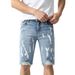 Men's Clothing Men's Stretch Denim Shorts – Trendy Splatter Print & Comfort Fit (Sizes S-2XL)_mkmklike.com