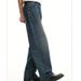 Classic American Vintage Washed Denim Jeans For Men - Relaxed Straight Leg Casual Trousers_mkmklike.com