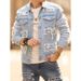 Spring Autumn Fashion Jacket, Loose And Trendy Teenage Denim Korean Version Men's Jacket_mkmklike.com