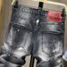 Men's Clothing Stretch Trousers Trendy Street Brand Hand Painted Paint Dots Hole Patches Jeans For Men_mkmklike.com