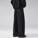 LKTM Men's Retro Raw Denim a Line Jeans Slimming Floor Length Pants Basic Versatile_mkmklike.com