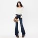 American Retro Hot Girl BM Low-waist Flared Floor-length Jeans For Women, Petite & Extra-long_mkmklike.com