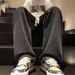 Spring Summer Fashion Trend Versatile Retro Jeans Men's Straight Loose Wide-Leg American High Street Casual Long Pants_mkmklike.com