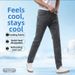 Men's Summer Cool Comfort Stretch Denim Jeans With Relaxed Straight Leg Fit For Casual Wear_mkmklike.com