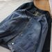Casual Loose Fit Denim Jacket For Women With Big Pockets, Korean Style Autumn Fashion, Light Blue & Dark Blue_mkmklike.com