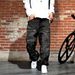 Men's Y2K Retro Cool Casual Patchwork Straight Leg Loose Pants New Fashion_mkmklike.com
