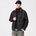 Men's Lambskin Jacket Spring And Autumn 2025 New Cotton Thick Warm Men's Blue And Black Denim Jacket Autumn And Winter Clothes_mkmklike.com