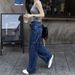 2026 New Autumn Plus Size High-Waisted Straight-Leg Jeans Women, Slimming For Pear-Shaped Figures, Loose Design,_mkmklike.com