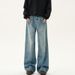 Unisex High-Street Straight Jeans – Vintage Washed, Relaxed Fit & Wide-Leg (Effortless Chic & Everyday Essential)_mkmklike.com