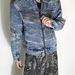 Men's Clothing Unisex Heavyweight Pleated Retro Washed Denim Jacket Short Loose Fitting Versatile Top For Autumn Winter_mkmklike.com