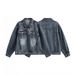 Retro Niche Deconstruction Washed Loose Denim Jacket, Versatile Casual Men's And Women's Jacket_mkmklike.com