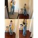 Yifu Classic Relaxed Fit Washed Straight-Leg Jeans For Women 2026 Spring Collection With Raw Edge Waistband Wide-Leg_mkmklike.com