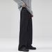 LKTM Men's Thick Raw Denim Jeans Fleece Lined Colorfast Clean Fit Autumn Winter Versatile Long Trousers_mkmklike.com