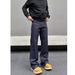American Retro Low Rise Slim Fit Flared Jeans, Unisex, Versatile Slim Fit Denim Pants_mkmklike.com
