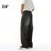 EF JEANS | 2025 Spring New American Retro Old Dirty And Smudged Straight Washed Jeans Tide_mkmklike.com