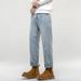 American Retro Spring Jeans, Men's Straight Harlan Small Feet Trendy Brand Washed Double Craft Middle Waist Youth Elastic_mkmklike.com