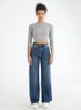 Women's Clothing Wide Leg Pants Women's Wide Leg Jeans High Waist Comfort Stretch Denim Pants For Casual Office Wear (Dark Blue)_mkmklike.com