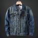Pulse Pulse 2025 Spring Autumn Embroidered Denim Men's Trendy Brand Korean Style Fashionable European And American Street Versatile_mkmklike.com