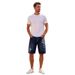 Men's Clothing Men's Blue Printed Denim Shorts Loose Fit Spring Summer For Formal & Casual For Men High Street Cleanfit Jeans Retro_mkmklike.com