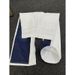 Men's Blue & White Contrast Denim Jeans – Straight To Slight Flare Cut (Retro High-Street Vibe, Unisex Styling)_mkmklike.com