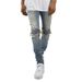 Men's Clothing Jeans Personalized Pleated Slim Stretch Men's Jeans_mkmklike.com