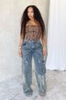 2024 Cross-Border Jeans Autumn Winter New Star Tassel Frayed Loose Straight Casual Long Pants For Women_mkmklike.com