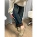 145 Winter Fleece-Lined Straight-Leg Jeans With Pear-Shaped Body, High-Waisted Slimming Narrow Wide-Leg Pants For Petite_mkmklike.com