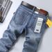 Men's High-Stretch Winter Jeans – Business Casual Straight-Leg Denim Pants (Black/Smoke Grey/Blue, 28-40)_mkmklike.com