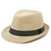 Unisex Fashion top hat cotton linen solid color jazz hat men's gentleman's hat women women all casual shade_mkmklike.com