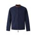 Lunar Apex MYQ Color-Block Stand Collar Short Men's Autumn Loose Retro Jacket Korean Commuter Style Cool Top_mkmklike.com