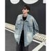 American Fashion Brand Autumn Clothing New Item Niche Design Sense Men's Denim Loose Casual Jacket Top_mkmklike.com