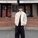 Black American Style Flight For Men, Cool And Handsome Tough Guy Coat, Oversized Three-Proof Stand Collar Baseball_mkmklike.com