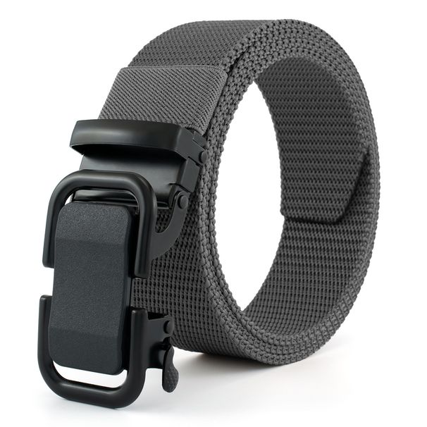 HOT Men's Ratchet Nylon Web Canvas Golf Automatic Buckle Waist Belt for Men Casual Work_mkmklike.com