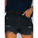 New Ripped High-waisted European And American Women's Denim Shorts On The WISH Cross-border E-commerce Platform,_mkmklike.com