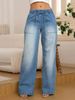 High-Waisted Wide Leg Jeans – Comfortable Stretch Denim For Effortless Street Style_mkmklike.com