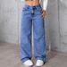 Women's High-Waisted Plus Size Jeans Sweet And Spicy Style Loose Casual Long Pants Best Selling_mkmklike.com