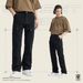 Men's Retro Bootcut Jeans – Korean Style Washed Denim With Rivet Stitching (Black, S-XL)_mkmklike.com
