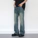 Men's Clothing Summer American Retro Jeans Cleanfit Trendy Men's Vintage Straight Leg Bootcut Jeans – 90s Retro Denim Pants With Cleanfit Aesthetic_mkmklike.com