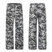 Men's Clothing casual pants camouflage dirty dye loose hand destroyed trouser legs casual straight stacked canvas long pants_mkmklike.com