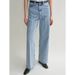 Women's High Waist Straight Leg Wide Leg Jeans - Comfortable Cotton Casual Trousers For Office & Daily Wear_mkmklike.com