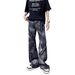 Men's Loose Slightly Flared Jeans Retro American Design Stylish High Street Niche Pants Cross Border 2025_mkmklike.com