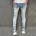 Men's Clothing New Men's Jeans Casual Ripped Slim Fit Slim Fit Stretch Men's Pants_mkmklike.com