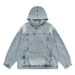 Pulse Pulse Cross-Border Wholesale European And American Style Loose Trendy Fashion Washed Vintage Denim Jacket Hooded Sweatshirt_mkmklike.com