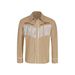 Loom 2025 Cross-Border Trade European And American Men's Western Cowboy Tassel Long Sleeve Embroidered Slim Fit Casual Shirt_mkmklike.com