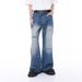 Men's Distressed Straight-Leg Jeans – Vintage Washed Denim With Raw Hem (S-3XL, 90% Cotton, American Streetwear, Retro Loose Fit)_mkmklike.com