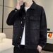 Men's Denim Jacket Suitable For Various Occasions And Outfits 2026 Autumn New Style Trendy Plus Size Durable Versatile Lapel_mkmklike.com