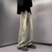 2024 New American High Street Pants Retro Jeans Men's Spring And Autumn Loose Trendy Brand Ruffian Handsome Straight Trousers_mkmklike.com